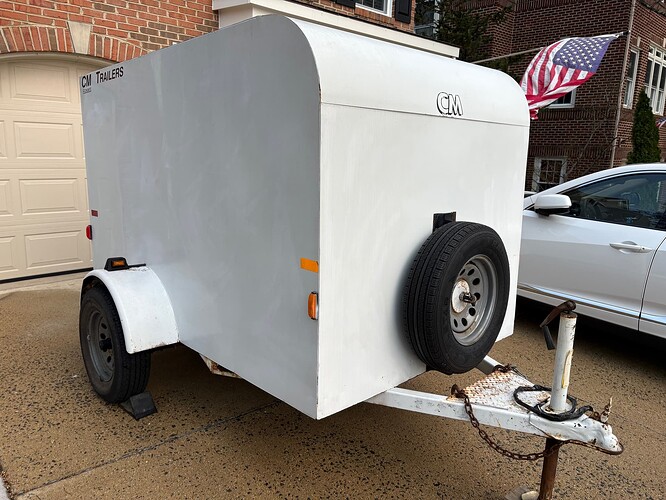 Passenger side front corner